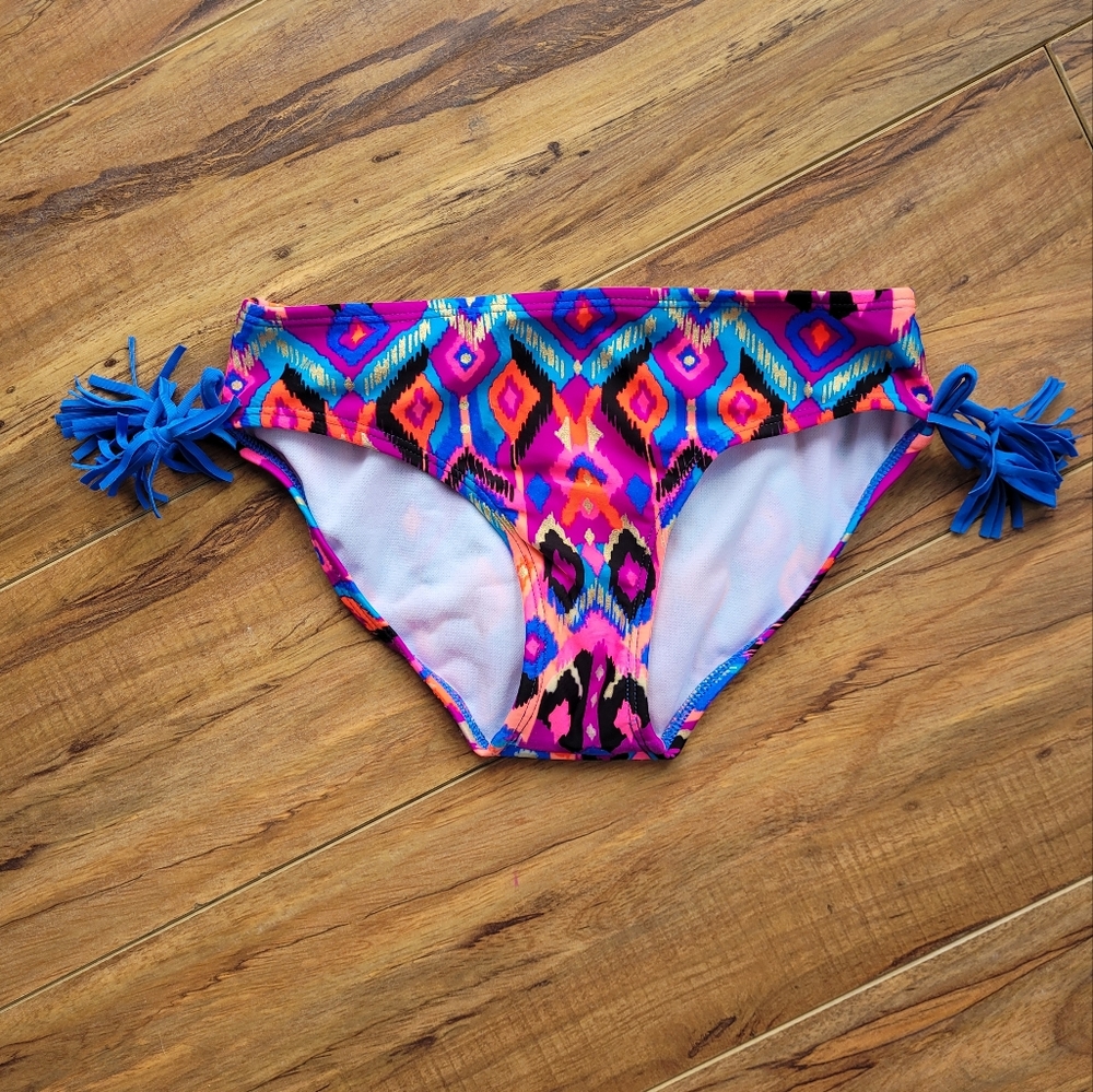 7/8 Girls' boho swimsuit bottom